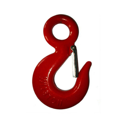 لون مطلي 320 Clevis Latch Hook Eye Slip Hook مع مزلاج M16.5 - M90.5