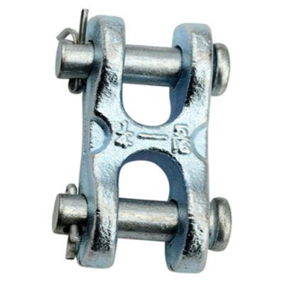2.1T - 7.48T وصلة رئيسية مزورة مجلفنة مزدوجة Clevis Link ISO