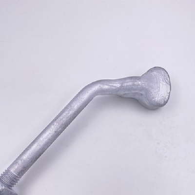 تركيبات الطاقة الكهربائية المجلفنة HDG Thimble Eye Bolt مع الجوز