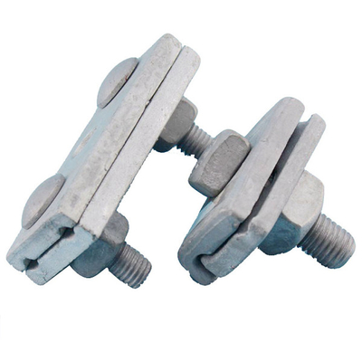 تركيبات خط الكهرباء من الفولاذ الكربوني الساخن تزوير HDG Surface Guy Wire Clamp