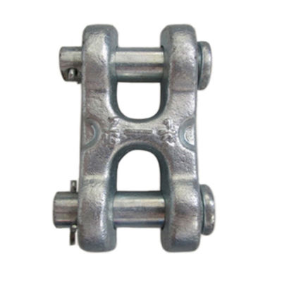 2.1T - 7.48T وصلة رئيسية مزورة مجلفنة مزدوجة Clevis Link ISO